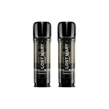 Load image into Gallery viewer, 20mg Lost Mary Tappo Replacement Prefilled Pods 2ml 1200 Puffs - 2 Pcs Vaping Products Lost Mary 
