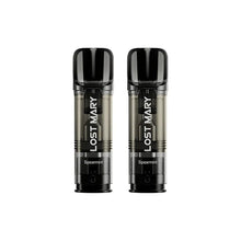 Load image into Gallery viewer, 20mg Lost Mary Tappo Replacement Prefilled Pods 2ml 1200 Puffs - 2 Pcs Vaping Products Lost Mary 
