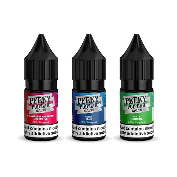 20mg Peeky Blenders Pod Bar 10ml Nic Salts (50VG/50PG) E-liquids Peeky Blenders Cherry Lime Candy 