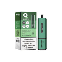 Load image into Gallery viewer, 20mg Quadro 2.4K Pod Vape Kit 2400 Puffs Vape Kits Quadro Emerald Series 
