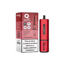 Load image into Gallery viewer, 20mg Quadro 2.4K Pod Vape Kit 2400 Puffs Vape Kits Quadro Red Series 
