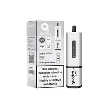 Load image into Gallery viewer, 20mg Quadro 2.4K Pod Vape Kit 2400 Puffs Vape Kits Quadro White Series 
