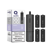 Load image into Gallery viewer, 20mg Quadro 2.4K Pod Vape Kit Black Series 2400 Puffs Vape Kits Quadro Rainbow 
