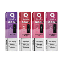 Load image into Gallery viewer, 20mg Quadro 2.4k Replacement Pods - 2ml Vape Kits Quadro 
