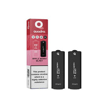 Load image into Gallery viewer, 20mg Quadro 2.4k Replacement Pods - 2ml Vape Kits Quadro 
