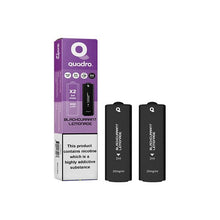 Load image into Gallery viewer, 20mg Quadro 2.4k Replacement Pods - 2ml Vape Kits Quadro 
