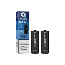 Load image into Gallery viewer, 20mg Quadro 2.4k Replacement Pods - 2ml Vape Kits Quadro 
