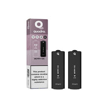 Load image into Gallery viewer, 20mg Quadro 2.4k Replacement Pods - 2ml Vape Kits Quadro 
