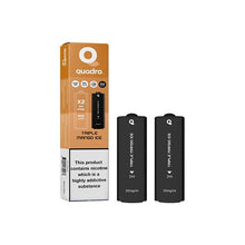 Load image into Gallery viewer, 20mg Quadro 2.4k Replacement Pods - 2ml Vape Kits Quadro 
