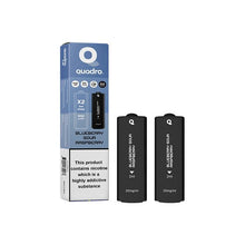 Load image into Gallery viewer, 20mg Quadro 2.4k Replacement Pods - 2ml Vape Kits Quadro 
