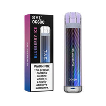 Load image into Gallery viewer, 20mg SVL OG600 Disposable Vape 600 Puffs Vaping Products SVL 
