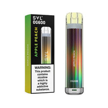 Load image into Gallery viewer, 20mg SVL OG600 Disposable Vape 600 Puffs Vaping Products SVL 

