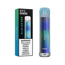 Load image into Gallery viewer, 20mg SVL OG600 Disposable Vape 600 Puffs Vaping Products SVL 
