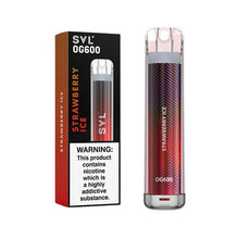 Load image into Gallery viewer, 20mg SVL OG600 Disposable Vape 600 Puffs Vaping Products SVL 
