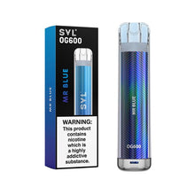 Load image into Gallery viewer, 20mg SVL OG600 Disposable Vape 600 Puffs Vaping Products SVL 
