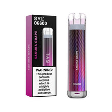 Load image into Gallery viewer, 20mg SVL OG600 Disposable Vape 600 Puffs Vaping Products SVL 
