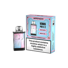 Load image into Gallery viewer, 20mg Vapengin Venus Prefilled Pods 1200 Puffs Coils Vapengin Tropical Rainbow Sky 
