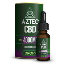 Load image into Gallery viewer, Aztec CBD Full Spectrum Hemp Oil 4000mg CBD 10ml CBD Products Aztec CBD 
