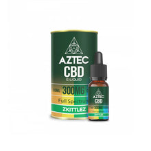 Load image into Gallery viewer, Aztec CBD 300mg CBD Vaping Liquid 10ml (50PG/50VG) CBD Products Aztec CBD Sour Diesel 
