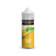 Load image into Gallery viewer, Podbar Juice by Kingston 100ml Shortfill 0mg (50VG/50PG) E-Liquids Podbar Lemon Lime 
