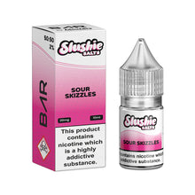 Load image into Gallery viewer, 20mg Bar By Slushie 10ml Bar Salts (50VG/50PG) Vaping Products Slushie Blackcurrant Watermelon Bubblegum 
