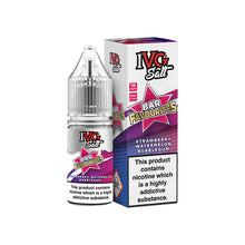 Load image into Gallery viewer, 20mg I VG Bar Favourites 10ml Nic Salts (50VG/50PG) Vaping Products I VG Strawberry Watermelon Bubblegum 
