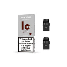 Load image into Gallery viewer, 19mg AIRSCREAM Air Pre Filled Pods 1.2Ω 2ml 2Pcs ( Compatible With AirsPops Pro &amp; AirEgg ) Coils Airscream 
