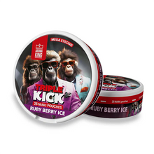 Load image into Gallery viewer, 100mg Aroma King Triple Kick NoNic Pouches - 25 Pouches Smoking Products Aroma King Ruby Berry Ice 
