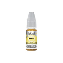 Load image into Gallery viewer, 5mg ELFLIQ By Elf Bar 10ml Nic Salt (50VG/50PG) E-Liquids ELF Bar Elfbull Ice 
