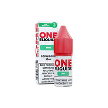 Load image into Gallery viewer, 3mg One E-Liquids Flavoured Nicotine E-Liquid 10ml (50VG/50PG) Vaping Products One Eliquids Light Tobacco 
