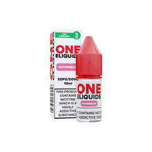 Load image into Gallery viewer, 3mg One E-Liquids Flavoured Nicotine E-Liquid 10ml (50VG/50PG) Vaping Products One Eliquids Cherry 
