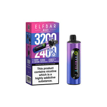 Load image into Gallery viewer, 20mg Elf Bar 4 in 1 Pod Vape Kit 3200 Puffs Vaping Products ELF Bar Purple Edition 
