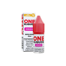 Load image into Gallery viewer, 12mg One E-Liquids Flavoured Nicotine E-Liquid 10ml (50VG/50PG) Vaping Products One Eliquids Bubblegum 
