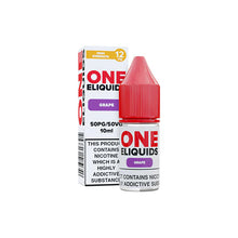 Load image into Gallery viewer, 12mg One E-Liquids Flavoured Nicotine E-Liquid 10ml (50VG/50PG) Vaping Products One Eliquids Blackcurrant 
