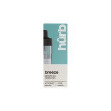 Load image into Gallery viewer, Hurb Breeze CBD 1000mg Pre-filled Pod 10ml CBD Products Hurb OG Kush 
