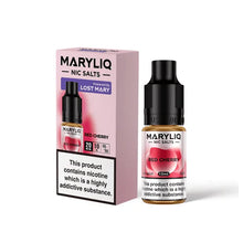 Load image into Gallery viewer, 10mg MARYLIQ Nic Salt By Lost Mary 10ml (50VG/50PG) Vaping Products Lost Mary Red Cherry 
