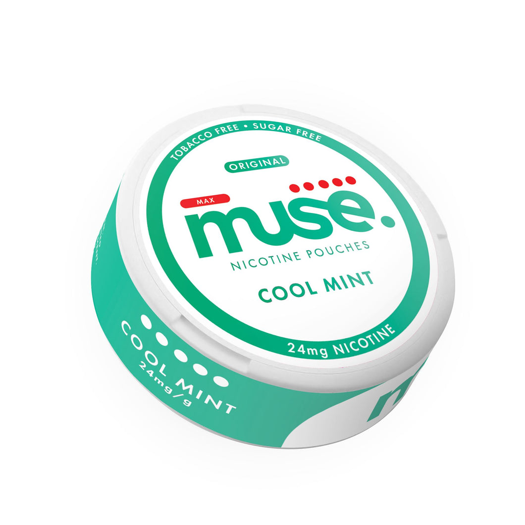 24mg Muse Nicotine Pouches - 20 Pouches Smoking Products Muse Cool Mint 