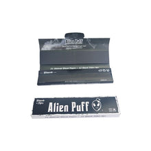 Load image into Gallery viewer, 33 Alien Puff King Size Black Rolling Papers With Tips Smoking Products Alien Puff 
