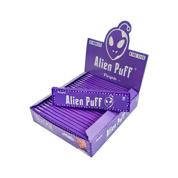 33 Alien Puff King Size Purple Rolling Papers Smoking Products Alien Puff 