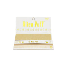 Load image into Gallery viewer, 33 Alien Puff White &amp; Gold King Size Unbleached Brown Rolling Papers Smoking Products Alien Puff 
