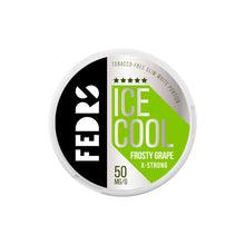 Load image into Gallery viewer, 50mg FEDRS Ice Cool X-Strong Nicotine Pouch - 20 Pouches Smoking Products FEDRS 

