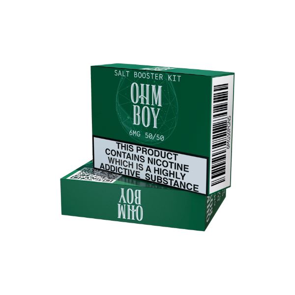 6mg Ohm Boy Longfill Booster Kit Nicotine Salt (50VG/50PG) Vaping Products Ohm Boy 