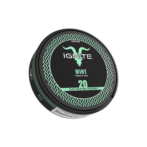 8mg Ignite Mint Slim Nicotine Pouch - 20 Pouches Smoking Products IGNITE 