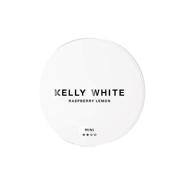 8mg Kelly White Mini Medium Raspberry Lemon Nicotine Pouches - 20 Pouches Smoking Products Kelly White 