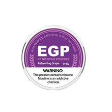 Load image into Gallery viewer, 9mg EGP Nicotine Pouches - 20 Pouches Smoking Products EGP 
