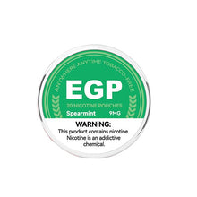 Load image into Gallery viewer, 9mg EGP Nicotine Pouches - 20 Pouches Smoking Products EGP 
