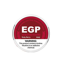 Load image into Gallery viewer, 9mg EGP Nicotine Pouches - 20 Pouches Smoking Products EGP Ruby Berry 

