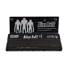 Load image into Gallery viewer, Alien Puff 1 1/4 Size Black Rolling Papers 25 Booklets (HP2125)
