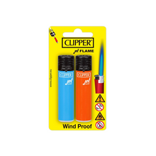 Load image into Gallery viewer, 24 Clipper CKJ11RH Jet Flame Lighters Blister Pack Set - CKJ1L003UKH
