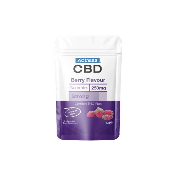 Access CBD 250mg CBD Berry Gummies (62g) CBD Products Access CBD 